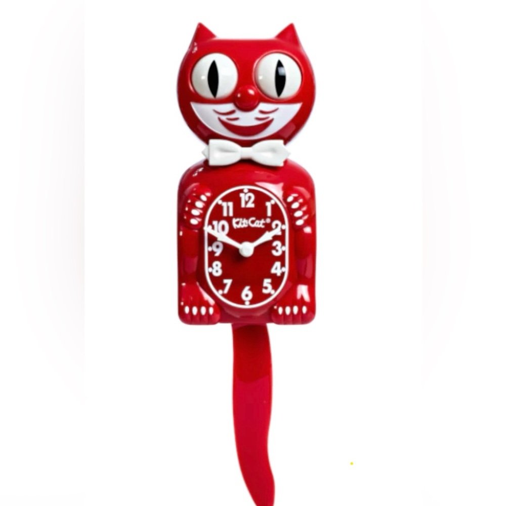 Kit-Cat Classic Red Wall Clock